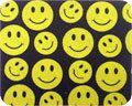 A group of SMILEY FACE YELLOW 10" X 11" smiley faces.