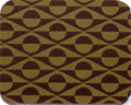 A SPHERICAL GOLD 10″ X 11″ pattern with circles on it.