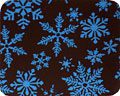 A SNOWFLAKE 2 <br> LT BLUE coaster with snowflakes on it.