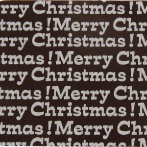 Merry christmas merry MERRY CHRISTMAS WHITE 10" X 11" coaster.