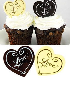 Cute Little Love Chocolate Cup Cakes
