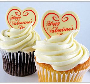 Happy Valentines Day Chocolate Muffins