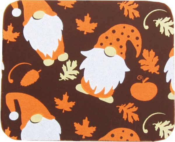 Gnomes In Fall White and Orange Picture