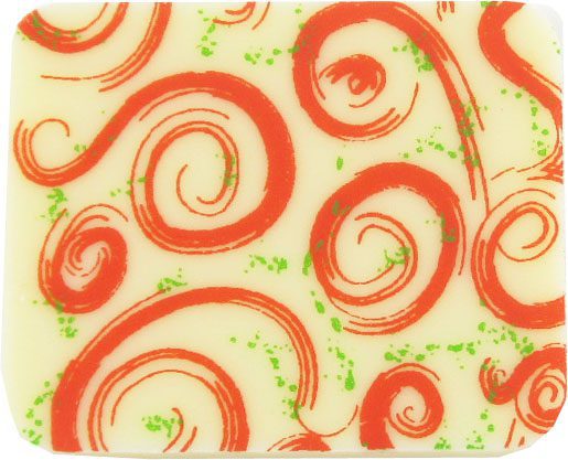 Swirl red grn ind